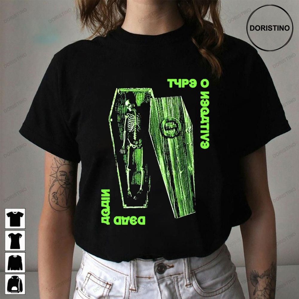 Dead Again Type O Negative Gothic Metal Limited Edition T-shirts